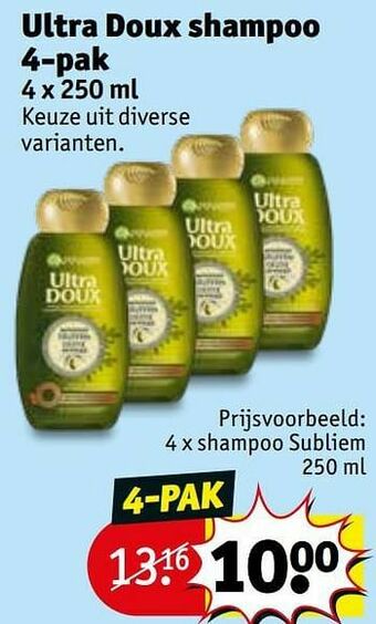 Kruidvat Shampoo subliem aanbieding