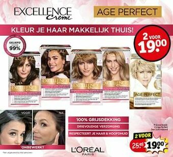 Kruidvat Age perfect zeer licht asblond aanbieding