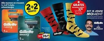 Kruidvat Gillette Mach3 5 mesjes aanbieding