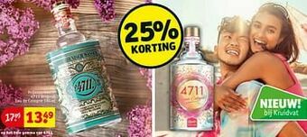 Kruidvat 4711 original eau de cologne aanbieding