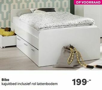 Bibo kajuitbed inclusief rol lattenbodem
