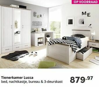 Baby & Tiener Tienerkamer lucca aanbieding