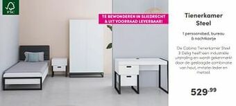 Baby & Tiener Tienerkamer steel aanbieding