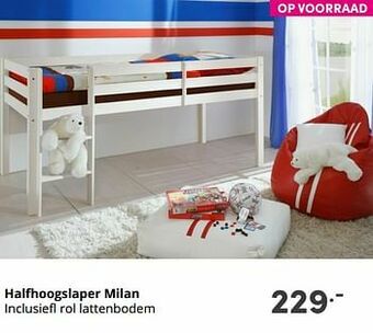 Baby & Tiener Halfhoogslaper milan aanbieding