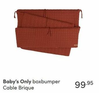 Baby & Tiener Baby’s only boxbumper cable brique aanbieding