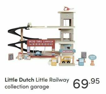 Baby & Tiener Little dutch little railway collection garage aanbieding