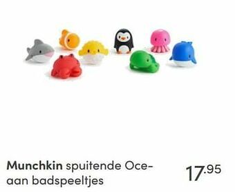 Baby & Tiener Munchkin spuitende oceaan badspeeltjes aanbieding