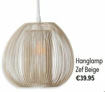 Baby & Tiener Hanglamp zef beige aanbieding