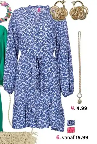 Wibra jurk, 100% viscose, S - XL aanbieding