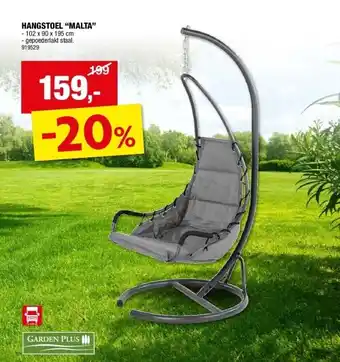 Hubo HANGSTOEL “MALTA” aanbieding