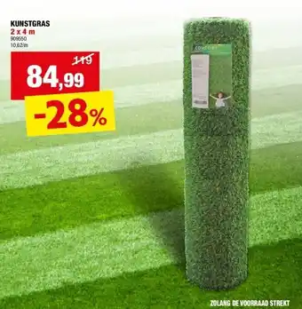 Hubo KUNSTGRAS aanbieding