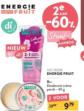 Di ENERGIE FRUIT aanbieding