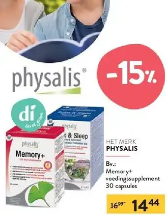 Di PHYSALIS aanbieding