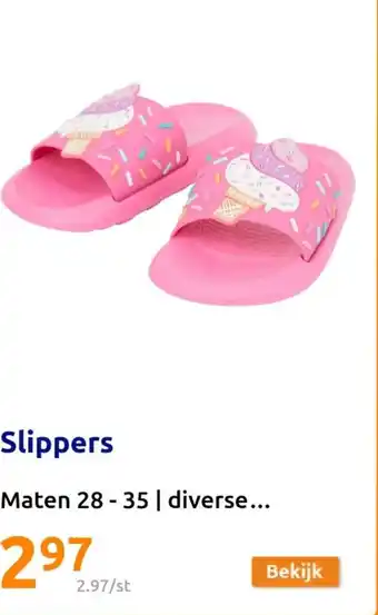 Action Slippers aanbieding