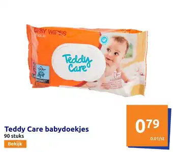Action Teddy Care babydoekjes aanbieding