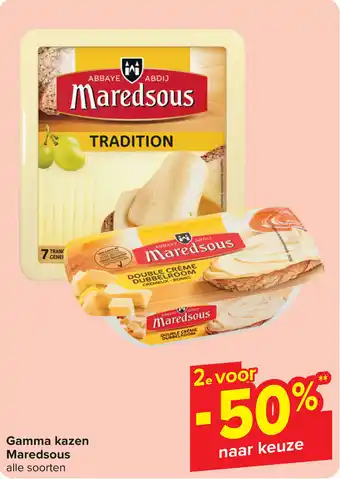 Carrefour Market Gamma kazen Maredsous aanbieding