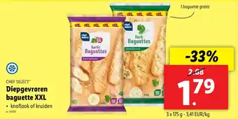 Lidl Diepgevroren baguette XXL aanbieding