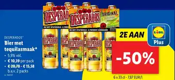 Lidl Bier met tequilasmaak aanbieding