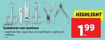 Lidl Toebehoren voor manicure aanbieding