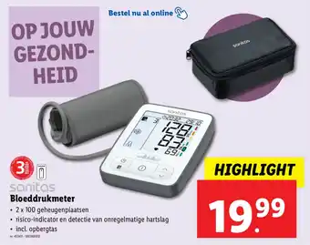 Lidl Bloeddrukmeter aanbieding