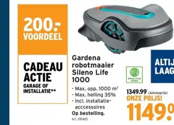 GAMMA Gardena grasmaaier aanbieding