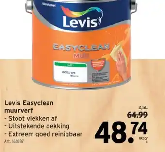 GAMMA Levis Easyclean muurverf aanbieding