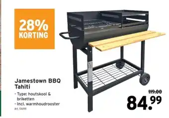 GAMMA Jamestown BBQ Tahiti aanbieding
