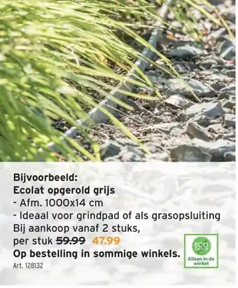 GAMMA Ecolat opgerold grijs aanbieding
