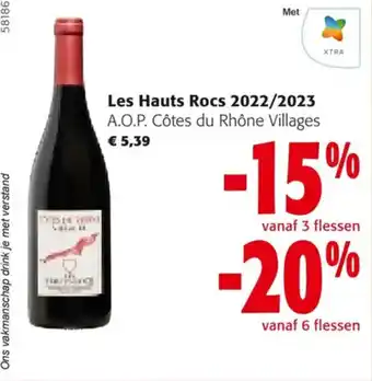 Colruyt Les Hauts Rocs 2022 2023 aanbieding