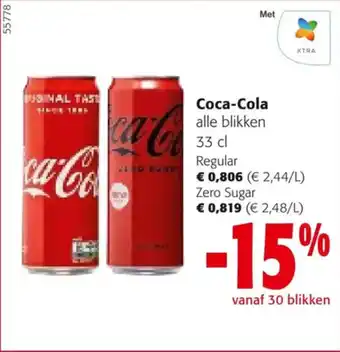 Colruyt Coca-Cola Regular aanbieding