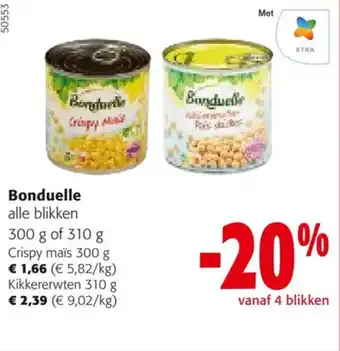 Colruyt Bonduelle Crispy maïs 300 g aanbieding