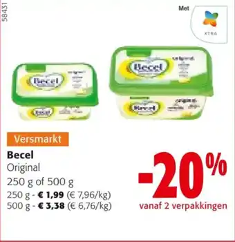Colruyt Becel 250g aanbieding