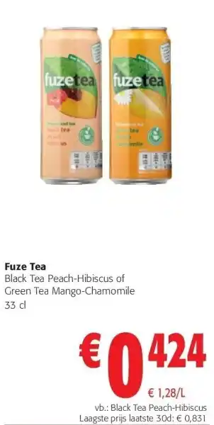 Colruyt Fuze Tea aanbieding