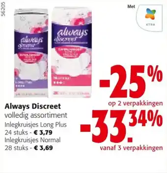 Colruyt Always Discreet aanbieding
