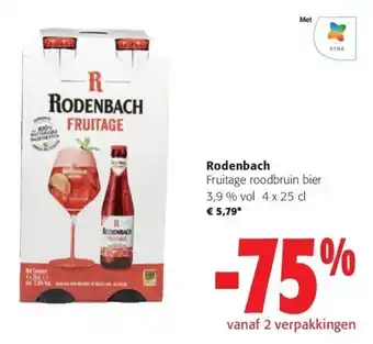 Colruyt Rodenbach Fruitage roodbruin bier 3,9 % vol 4 x 25 cl aanbieding