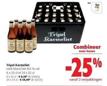Colruyt Tripel Karmeliet 6 x 33 cl aanbieding