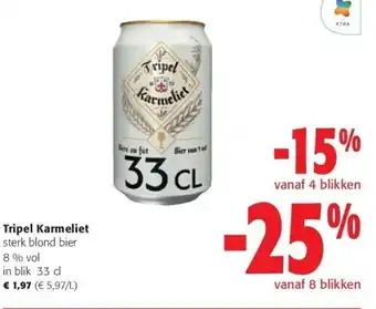 Colruyt Tripel Karmeliet aanbieding