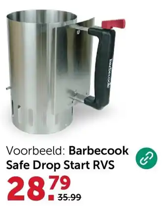 AVEVE Barbecook Safe Drop Start RVS aanbieding