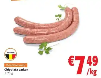 Colruyt Chipolata varken aanbieding