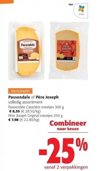 Colruyt Passendale Caractère sneetjes 300 g aanbieding
