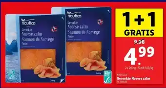 Lidl Gerookte Noorse zalm aanbieding
