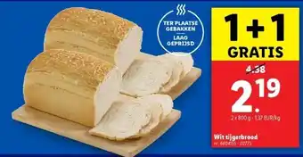 Lidl Wit tijgerbrood aanbieding