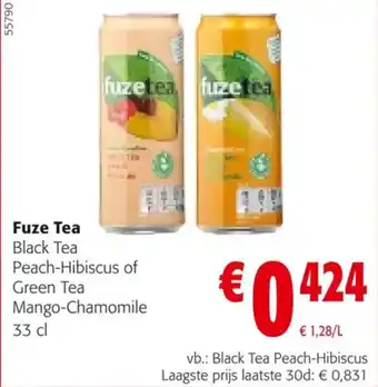 Colruyt Fuze Tea aanbieding