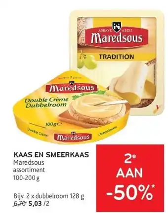 Alvo KAAS EN SMEERKAAS Maredsous assortiment aanbieding