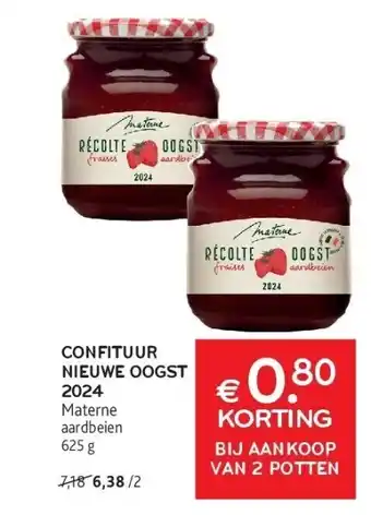 Alvo CONFITUUR NIEUWE OOGST 2024 aanbieding