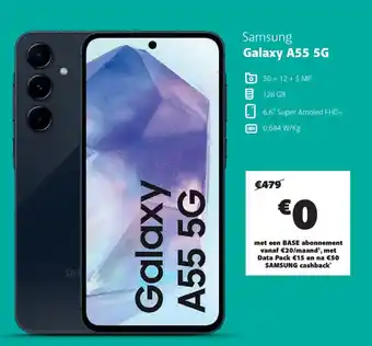 Base Samsung Galaxy A55 5G aanbieding