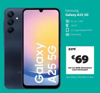 Base Samsung Galaxy A25 5G aanbieding