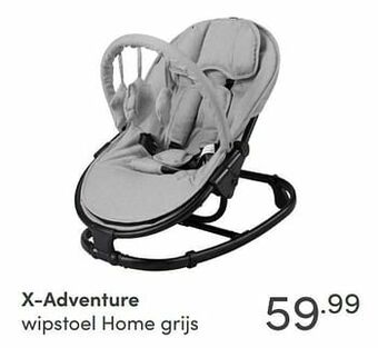 Baby & Tiener X-adventure wipstoel home grijs aanbieding