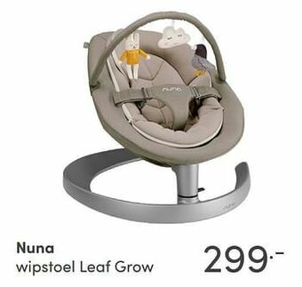 Baby & Tiener Nuna wipstoel leaf grow aanbieding