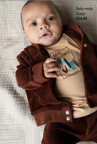Baby & Tiener Baby vestje quapi aanbieding